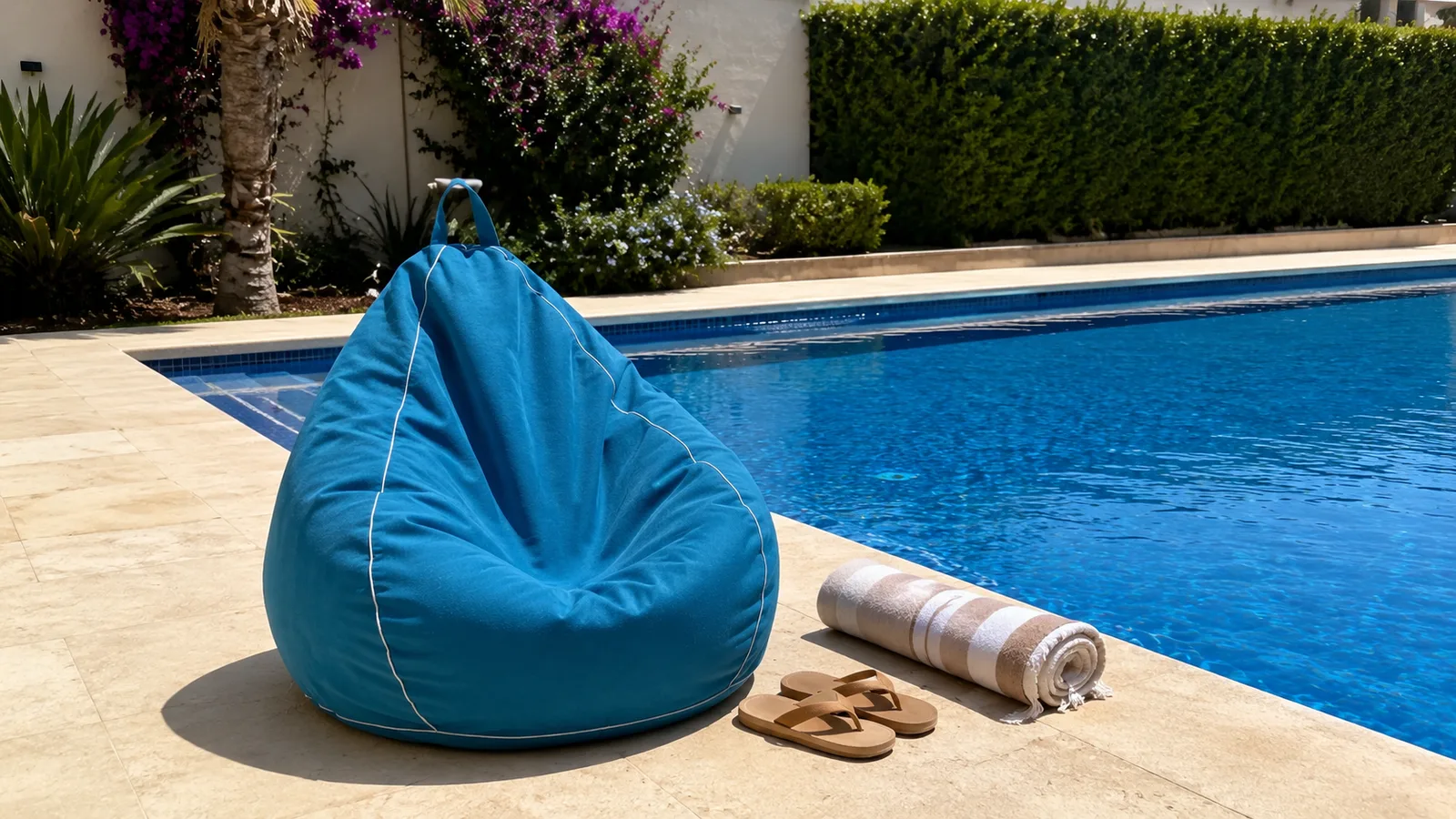 Pouf poire confort outdoor